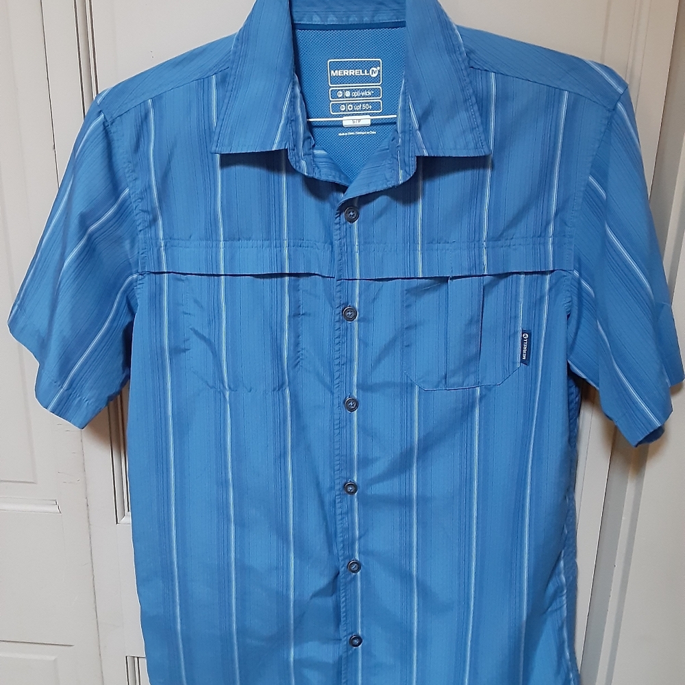 Men's Merrell Opti Wick Button Up Shirt